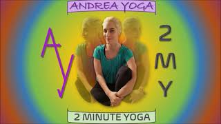 2 Minute Yoga 2MY Cat Cow amp Twists [upl. by Nonnairb879]