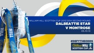 Dalbeattie Star 01 Montrose  William Hill Scottish Cup Second Round [upl. by Shien]