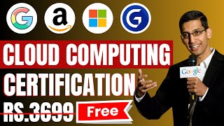 Free Cloud Engineer Certification Courses  GoogleAWS Microsoft  Cloud Computing Free Courses [upl. by Onibag]