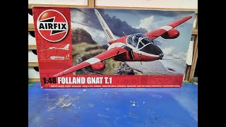 airfix 1 48 folland gnat T1 [upl. by Esmond353]