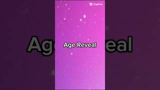 Age reveal agereveal edit shorts yt [upl. by Llertnom]