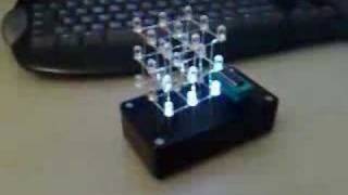 3x3x3 LED cube [upl. by Ibob829]