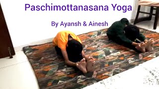 Paschimottanasana yoga [upl. by Thedrick]