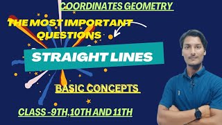 STRAIGHT LINES  basics  important questions srtutorial21 straightlines [upl. by Anagrom]