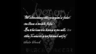 Venom Countess Bathory Lyrics [upl. by Jilli774]