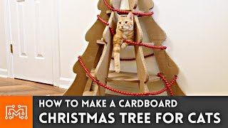 How to Make a Christmas Tree for Cats  I Like To Make Stuff [upl. by Peppi]