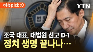 이슈픽 조국 조국혁신당 대표 대법원 선고 D1…정치 생명 끝나나  YTN [upl. by Itnahsa405]