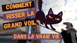 Hisser la grand voile et prendre un ris tuto voilier mais comme dans la vraie vie [upl. by Licht]