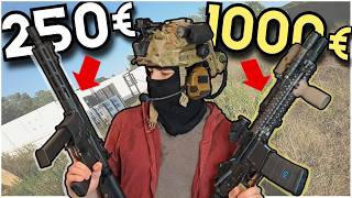 ¿ES el AIRSOFT un PAY TO WIN 250€ VS 1000€ [upl. by Annaerb831]