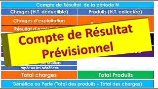 Business Plan Financier  le Compte de Résultat Prévisionnel en 15 mn [upl. by Assilanna571]