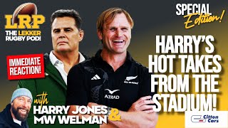 Harrys immediate impressions of the Springboks victory over the All Blacks from the DHL Stadium [upl. by Surbeck]