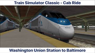 TS Classic Cab Ride on Amtrak’s Acela from Washington Union Station to Baltimore [upl. by Kalasky]