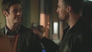 Arrow 3x08 Part 2  Olivarry at the SCPD precinct Interrogation [upl. by Cissiee]