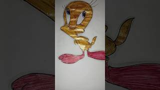 Jhikimiki Tumpa🤗 shorts ytshorts tweety looneytoons animation cute nostalgia art shortsfeed [upl. by Adoree]