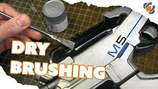 HOW TO Dry Brush Painting amp Weathering for Props amp Cosplay [upl. by Ernesto]