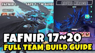 FAFNIR 1720 EXPERT MODE FULL TEAM BUILDING GUIDE  RITUAL MIRACLE  DISLYTE [upl. by Matthieu]