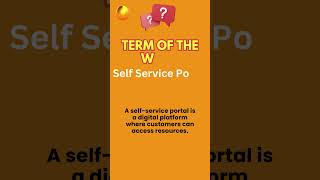 Term of the Week  Self Service Portal  IT Solutions Solved [upl. by Anavahs]