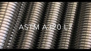 ASTM A320 L7 STUD BOLTS [upl. by Ainelec]