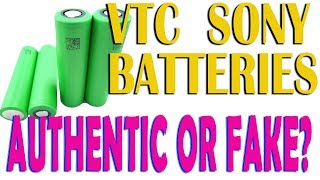 Tutorial Riconoscere batterie Sony VTC false da vere  VTC Sony Fake or Real [upl. by Joann274]