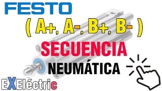 A A B B SECUENCIA NEUMÁTICA  MI PRIMERA SECUENCIA NEUMÁTICA FESTOFLUIDSIM [upl. by Adiaj]