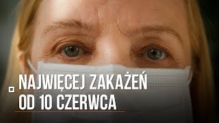 Najwięcej zakażeń od 10 czerwca Niepokojący raport MZ o COVID19 [upl. by Ikcin]