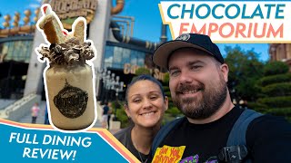 Toothsome Chocolate Emporium  Full dining experience and review plus Universal Studios updates [upl. by Beane]