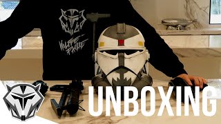 200 Commander Wolffe Helmet UNBOXING [upl. by Annav36]