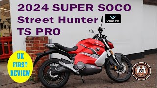 NEW Super Soco Street Hunter TS PRO UK First Review [upl. by Linnie]