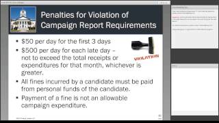 Elections Ethics and Campaign Finance Floridas New Campaign Finance and Ethics Laws [upl. by Miguel]