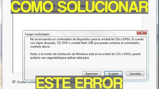 Como cargar drivers USB 30 a instalacion windows 7 en Motherboards de 6ta Gen [upl. by Yennek]