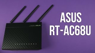 Распаковка Asus RTAC68U [upl. by Mendive]