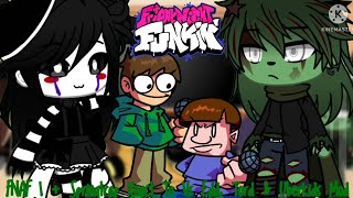 FNAF 1  Springtrap React To Friday Night Funkin Vs Edd Tord amp Uberkids Mod  Gacha Club [upl. by Eetse34]