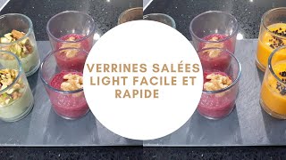 Verrines salées light facile et rapide [upl. by Eddina]