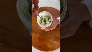 viralcucumbersalad food foodie salad recipe viral trending [upl. by Etnovahs]