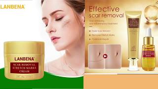 LANBENA SCAR REMOVAL STRETCH MARKS SERUM  PIMPLE MARKS GEL  CREAM [upl. by Nagaet]