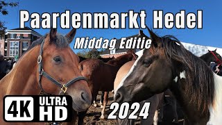 Paardenmarkt Hedel 2024  Rond half twee s middags  04112024  4K Ultra HD 60FPS [upl. by Ekrub]