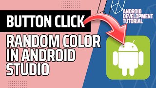 GENERATE A RANDOM COLOR ON BUTTON CLICK  Android Studio [upl. by Jesh]