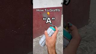 How to easy graffiti letter “A” graffiti [upl. by Dugaid]