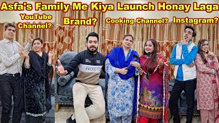 Asfas Family Me Kiya Launch Honay Laga He  Asfas Family Ho Gai Excited🤩  Asfas Family [upl. by Yral]