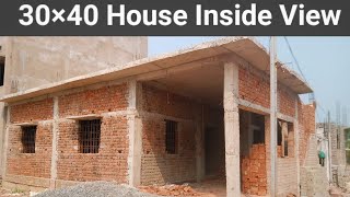 30 × 40 House Plan  2 Bhk House Inside View  30 by 40 Best House Design with Parking [upl. by Akamahs]