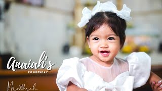 Anaiahs Baptism and 1st Birthday at Plaza Ibarra Same Day Edit [upl. by Atalanta]