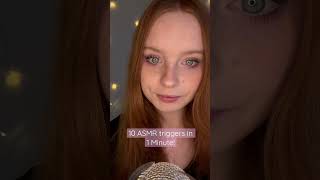 10 ASMR Triggers In 1 Minute [upl. by Zysk625]