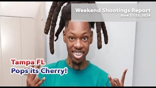 Cities wMOST Shootings this Weekend  Tampa amp Sacramento What is Happening America [upl. by Shandeigh]