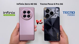 Infinix Zero 40 5G vs Tecno Pova 6 Pro 5G Speed Test [upl. by Cleti]