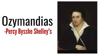 Ozymandias Percy Bysshe Shelley Summary Analysis and line by line explanation in Hindi [upl. by Custer531]