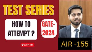 Test Series  Effective way of Attempting Test Series  GATE 2024  Test series Guidance  gate [upl. by Lovash]