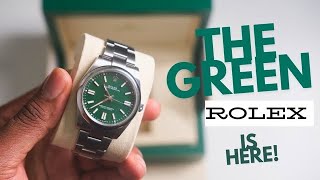 The Rolex Green Picking Up My Oyster Perpetual 41 amp Honest Review [upl. by Koral]