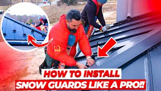 HOW TO INSTALL SNOW GUARDS LIKE A PRO [upl. by Funk]