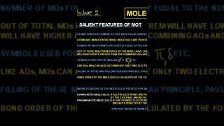 Molecular Orbital Theory FEATURES [upl. by Feeley]