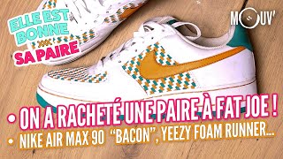 On a racheté une paire à Fat Joe   Nike Air Max 90 quotBaconquot Adidas Yeezy Foam Runner [upl. by Accever]